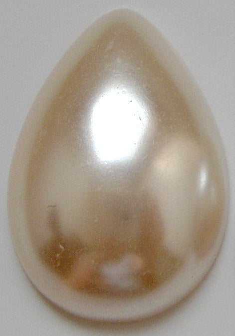 25x18mm Imitation Pearl Pear Shape Cabochons