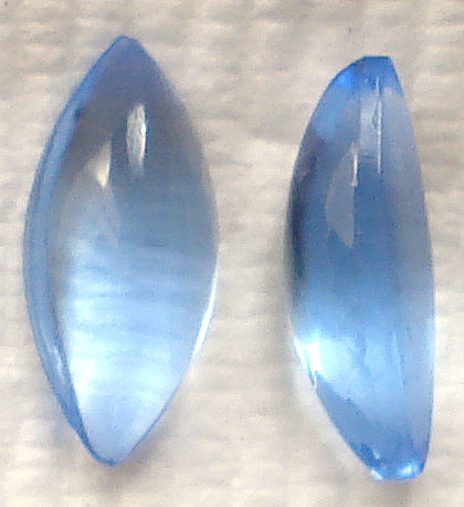 15X7MM MARQUISE BOMBE LT SAPPHIRE UNF. (QTY 10)