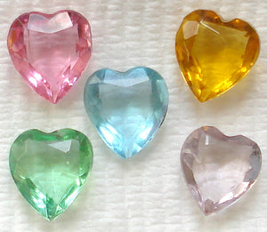 10MM UNF HEART COLLECTION 5 COLORS