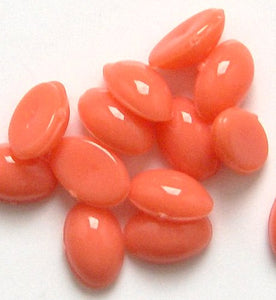 6x4mm Oval Cabochons (Acrylic)