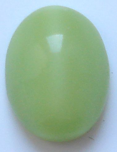 8X6MM (2195) Lime Green Moonstone Oval Cabochons
