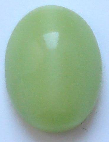 8X6MM (2195) Lime Green Moonstone Oval Cabochons