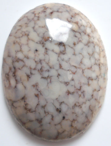 40x30mm Glass Brown Matrix Oval Cabochon