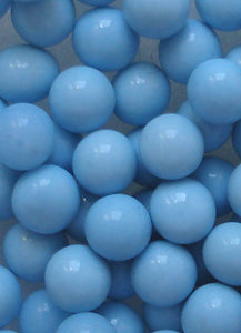2.75MM (8988) BLUE TURQ UNDRILLED BALLS (20pk)