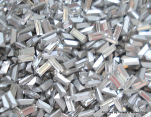 5x2mm (4501) Crystal Silver Foil Baguettes (1) Gross Pkg. (144)