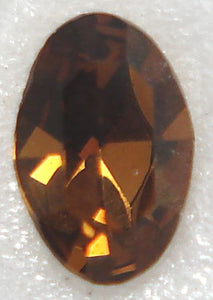 6X4MM OVAL (4100) RS IN SMOKED TOPAZ
