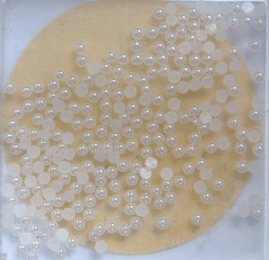 1-1.5mm Natural Round Fresh Water Half Pearls – MrStones