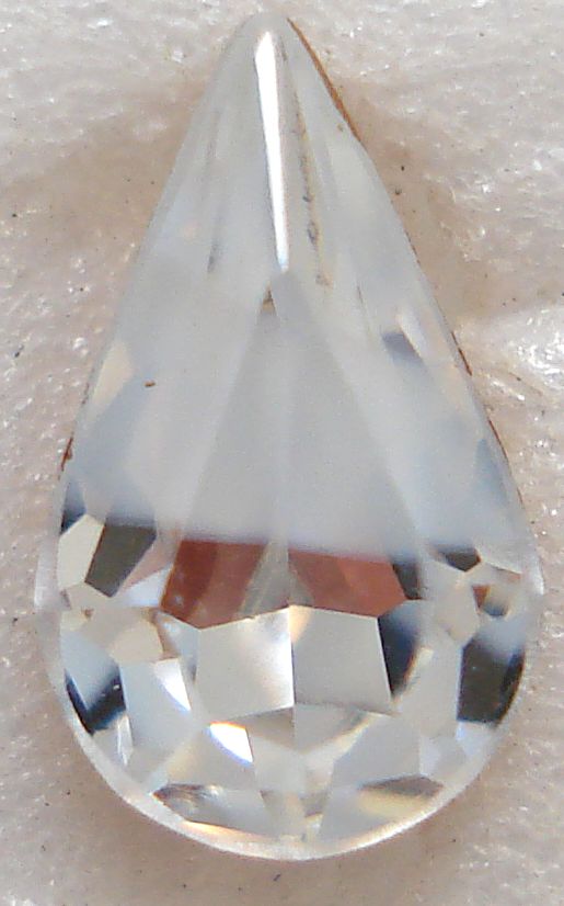 8x4.8mm LIGHT BLUE GIVRE' PEAR SHAPE RS