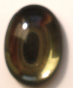 18x13mm (2195) BLACK DIAMOND OVAL CABOCHONS