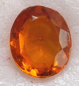 7x6mm (4130/2) OVALS IN UNFOILED MADEIRA TOPAZ