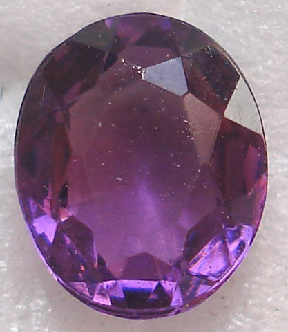 7x6mm (4130/2) OVALS IN UNFOILED AMETHYST