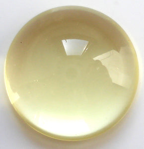 13MM (2194) UNFOILED JONQUIL ROUND CABOCHONS