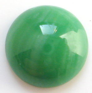 9MM GLASS JADE COLOR ROUND CABOCHONS