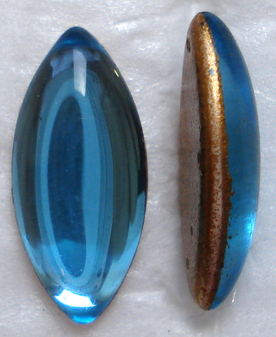 15X7MM OLD AQUA MARQUISE CABOCHONS