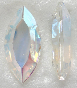 15X7MM CHANNELLE CUT CRYSTAL AB MARQUISES