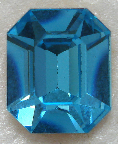 12x10MM (4600) OLD COLOR AQUA CUSHION OCTAGONS