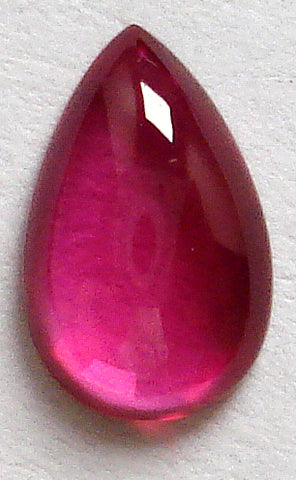 SYNTHETIC RUBY SPINEL 8X5MM PEAR CABOCHONS