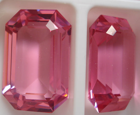 24x16MM (4610) UNFOILED ROSE CUSHION OCTAGONS