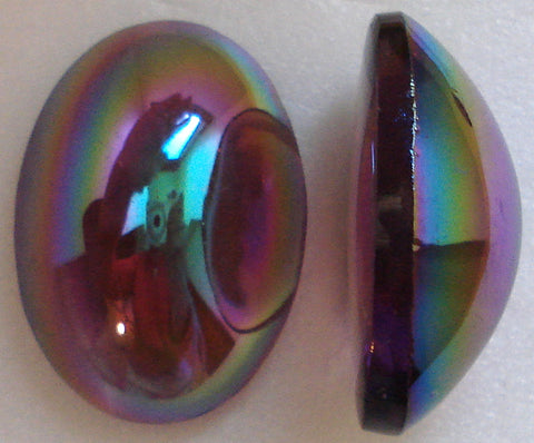 25X18MM (1685) AMETHYST AB OVAL CABOCHONS
