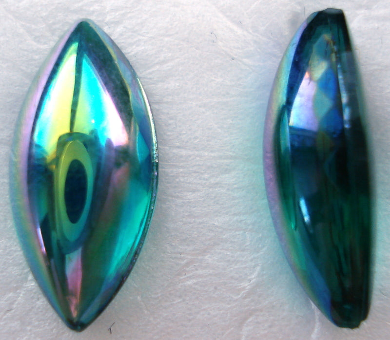 15X7MM EMERALD AB BOMBE CUT MARQUISE CABS
