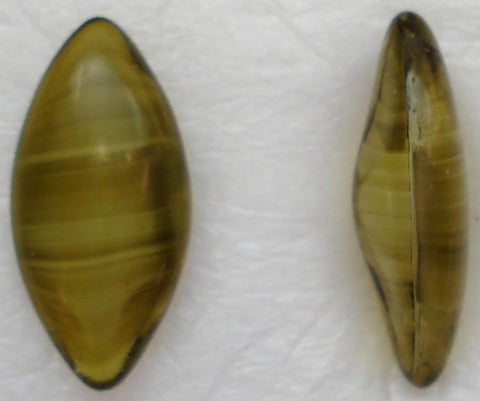 15X7MM (3146) OLIVINE PORPHYR BTD MARQUISES