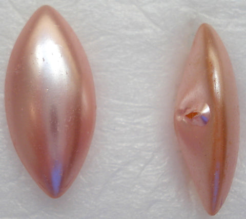 15X7MM PINK PEARL BUFF TOP DOUBLET MARQUISES