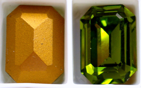 14X10MM (4600) OLIVINE CUSHION OCTAGONS