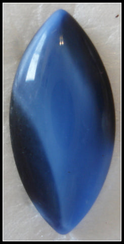 15X7MM SILK COLOR PEARL BLUE BTD MARQS.