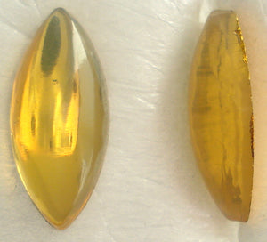 15X7MM (3175) YELLOW OPAL COLOR MARQUISES CABS