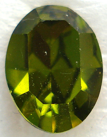 8X6MM (4100) POINTED BACK OLIVINE OVALS