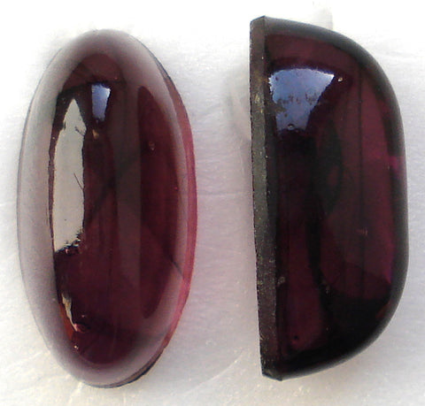 22X11MM (1685) AMETHYST 9MM HIGH DOME OVAL CABS