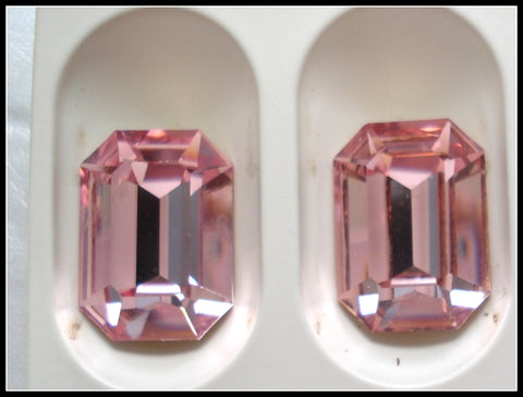 18X13MM (4600) LIGHT ROSE PB CUSHION OCTAGONS