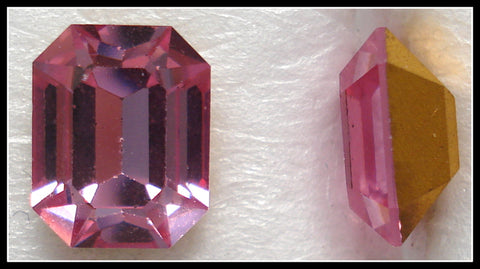 10X8MM (4600) ROSE PB CUSHION OCTAGONS