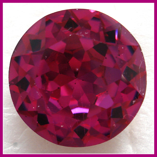 18MM (1200) 75SS FUCHSIA ROUND PB DENTELLES