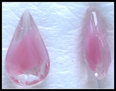 13X7.8MM (4300/2) PINK GIVRE' PEAR SHAPES