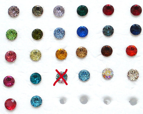 6.3-6.5mm (1200) (30SS) Round Dentelles