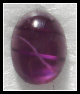 7X5MM (1685) GLASS FLAWED AMETHYST OVAL CABS