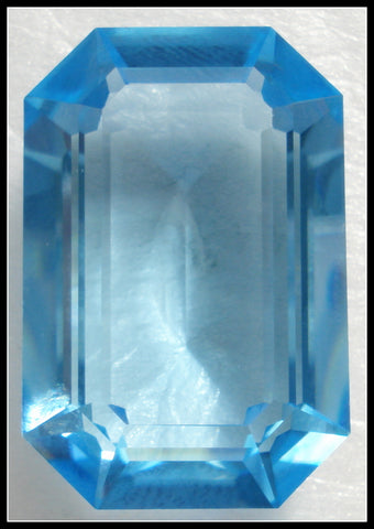 24X16MM (4610) UNFOILED AQUA CUSHION OCTAGONS