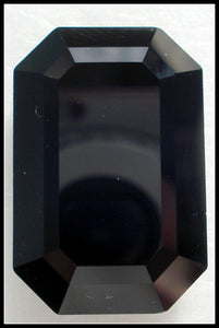 24X16MM (4610) INFOILED JET BLACK CUSHION OCTAGONS