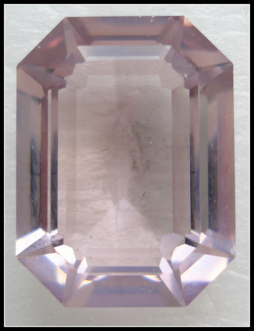 20X15MM (4610) STEP CUT UNF. LT AMETHYST CUSHION OCTAGONS