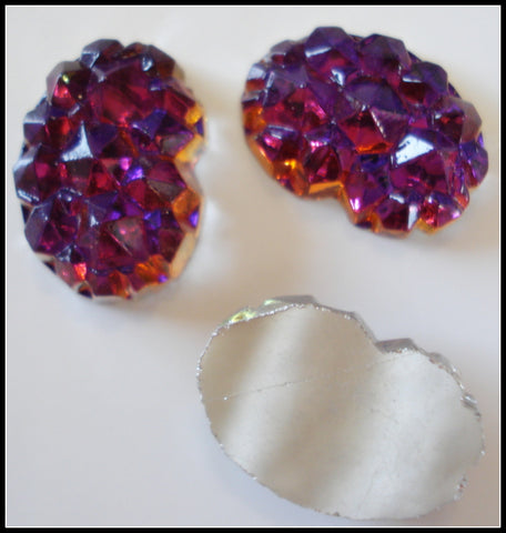 18X13MM (0105) VOLCANO GLASS NUGGETS