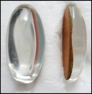 18X9MM (2195) CRYSTAL COLOR OVAL CABOCHONS