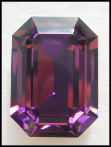 18X13MM (4610) AMETHYST STEP CUT CUSHION OCTAGONS