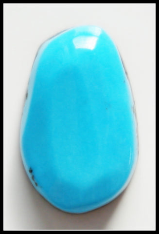 17.2 X 10.8MM (S90) BAROQUE NATURAL TURQUOISE CAB
