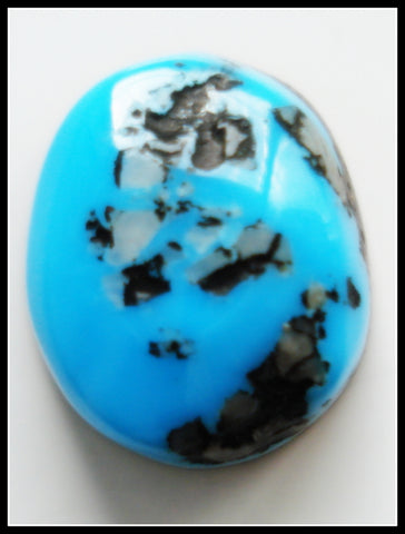 11.0 X 9.1MM (S90) BAROQUE NATURAL TURQUOISE CAB