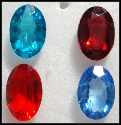 12X8MM (4130/2) TTC UNFOILED OVALS