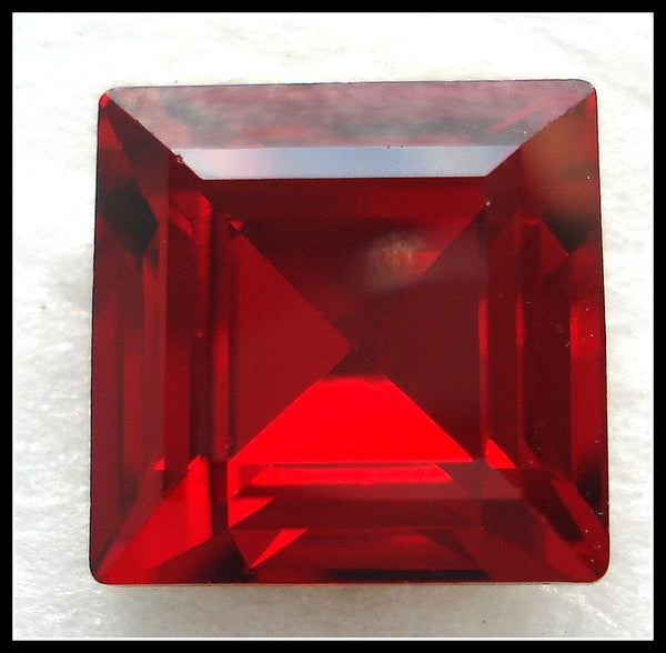 10MM (4410) SIAM RED STEP CUT SQUARES