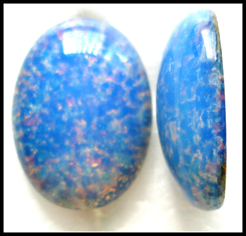 25X18MM (1685) BLUE OPAL OVAL CABS