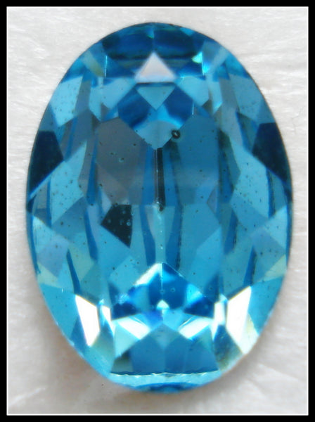 14X10MM (4120) OLD AQUA MARINE COLOR OVALS