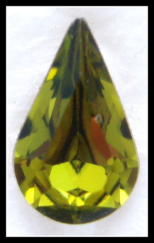 8X4.8MM (4300) CZECH OLIVINE PEARS